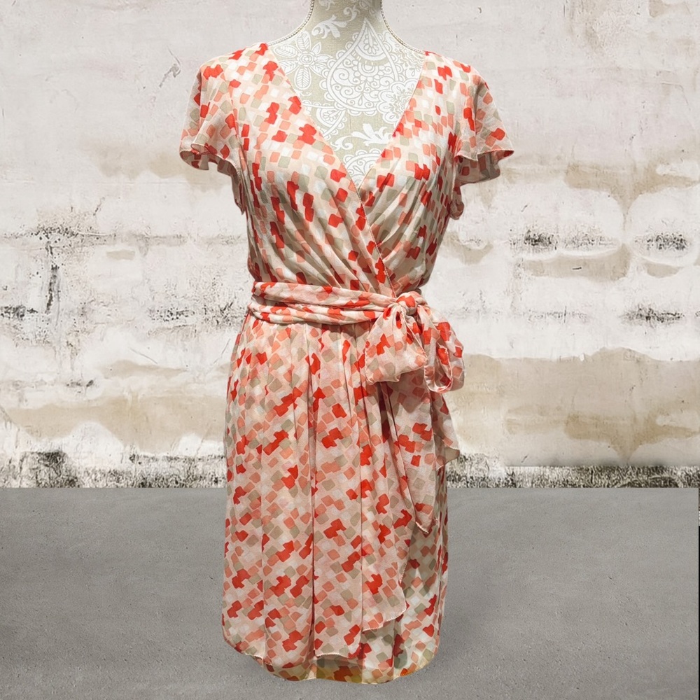 M.L.L.P. Max Studio Specialty Products Women’s Sz Large Geometric Dress